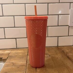 Starbucks cup shiny peach color